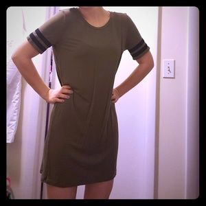 Forever 21 baseball t shirt dress